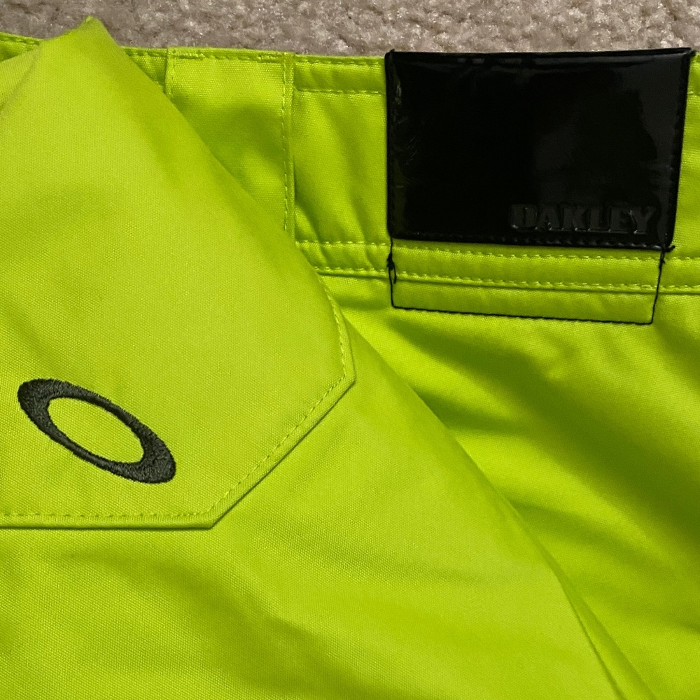 Oakley Ampiler Ski Snowboarding Pants XL Lime Green